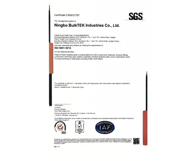 BulkTEK Processing Technology Quality Control